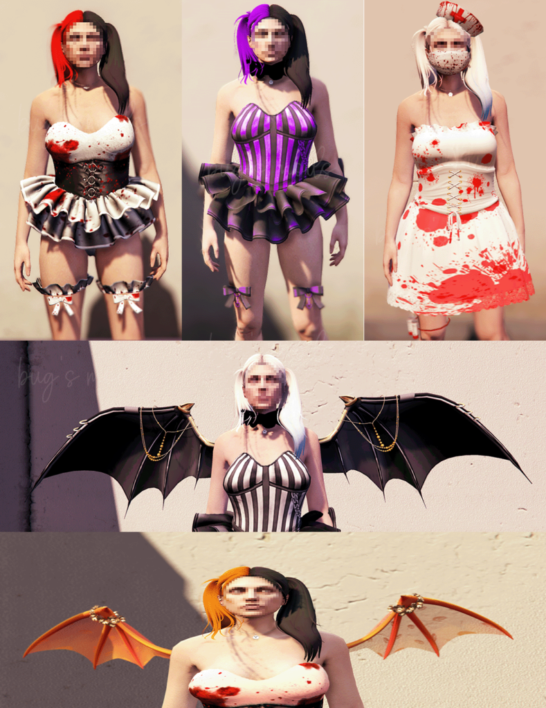 Halloween-Themed Costumes For MP Female / Male