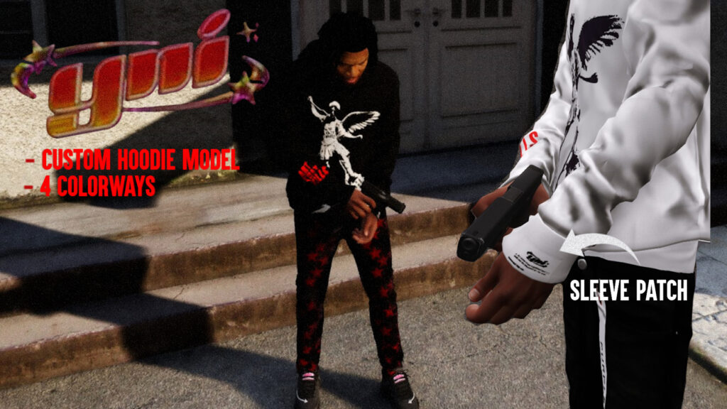 YNI WORLD© Heaven Cropped Hoodie [4 Colors] V1.0