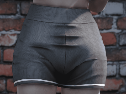 High Waisted Shorts for MP Female