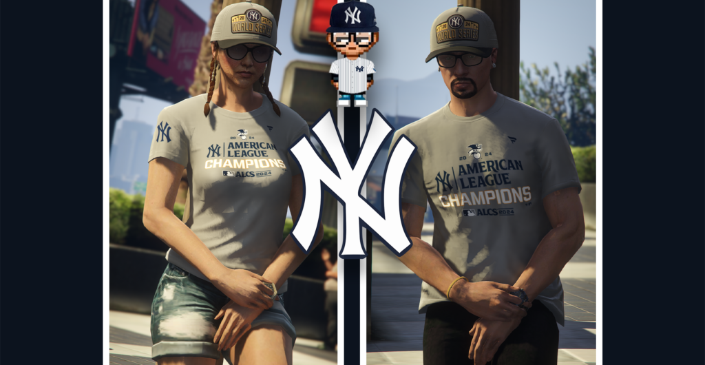 New York Yankees ALCS Shirt & Hat Pack (MP Male & Female) 1.0