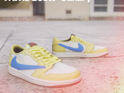 Nike Air Jordan 1 Low X Travis Scott "Canary" [MP Male/ MP Female] V0.0.1