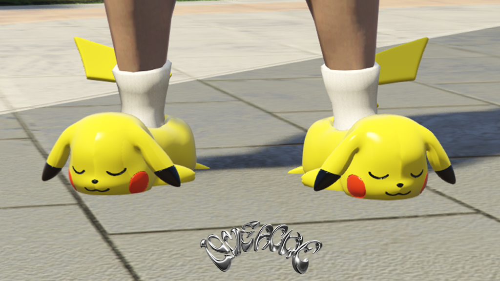 Pikachu Slippers for MP Female 1.0