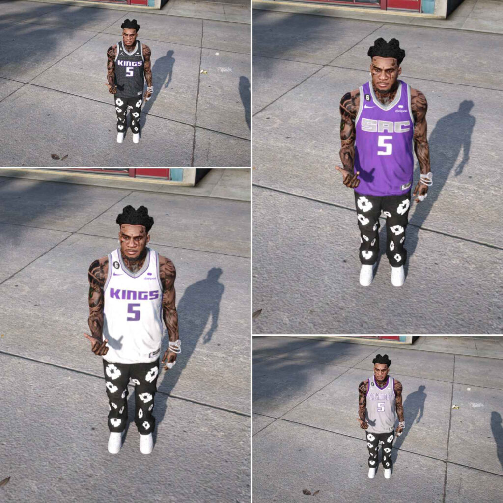 Sacramento Kings 22-23' Jersey Pack 1.0