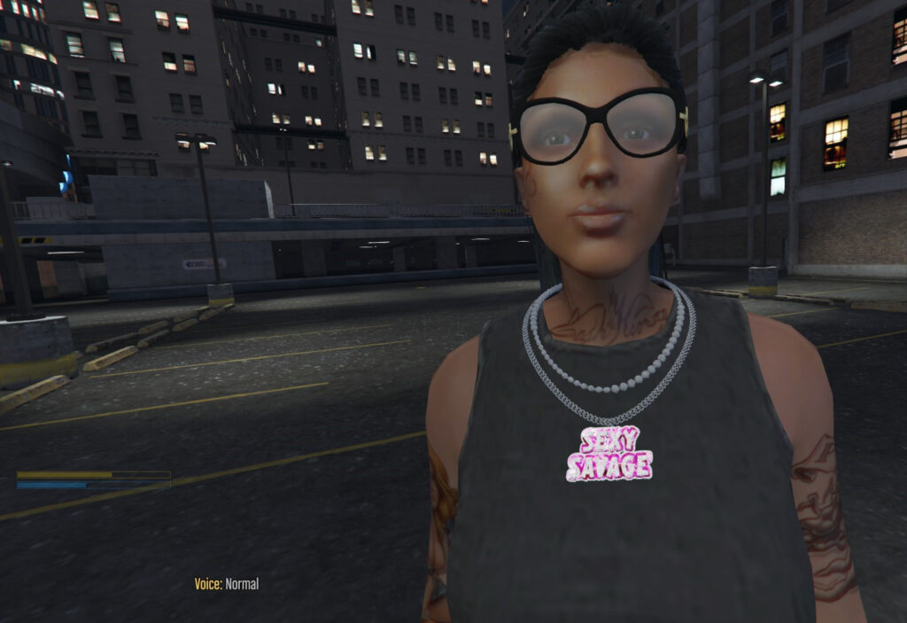 Sexy Savage Glowing Pendat With Chain For MP Female 1.0