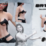 Strapless batwing top for MP Female - Halloween! V1.1