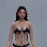Strapless batwing top for MP Female - Halloween! V1.1