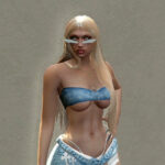 Strapless star top for MP Female 1.12