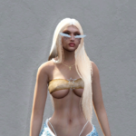 Strapless star top for MP Female 1.13