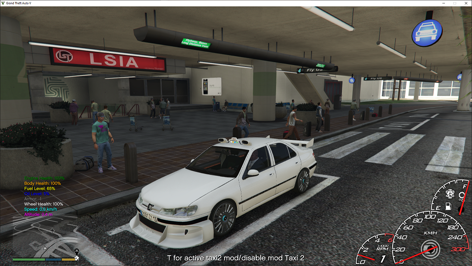 Taxi 2 mod GTA5