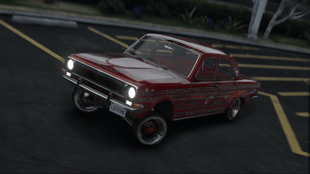 1970 GAZ 24 "LowRider" [Add-On | Plates | Extras | Livery | Template] V1.0