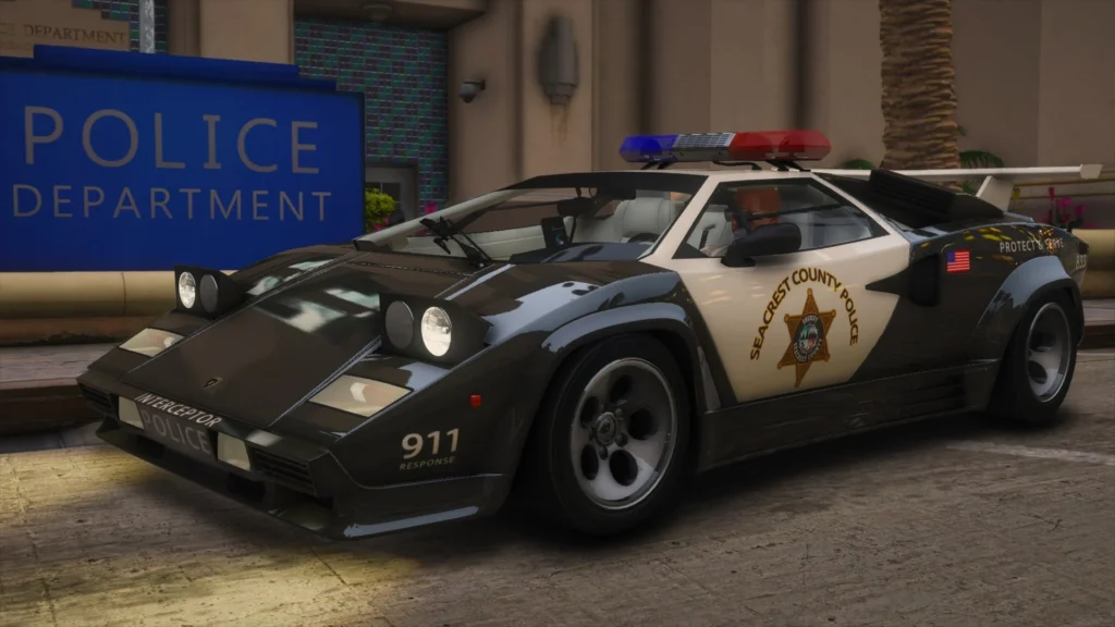 NFSHP: 1985 Lamborghini Countach 5000QV SCPD [Add-On | NON ELS | Sounds | Template] 1.0