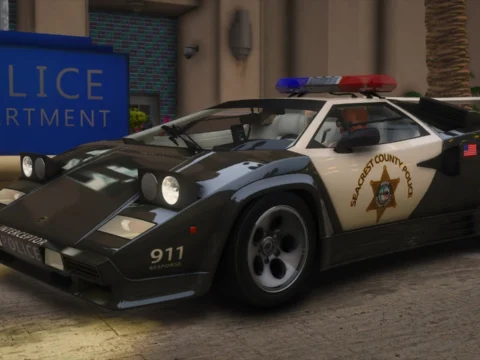 NFSHP: 1985 Lamborghini Countach 5000QV SCPD [Add-On | NON ELS | Sounds | Template] 1.0