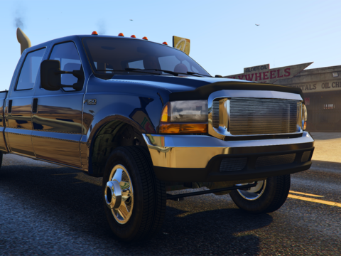 2000 Ford F-350 Super Duty Dually [Add-On | Tuning | LODs | Template | Unlocked] 1.3