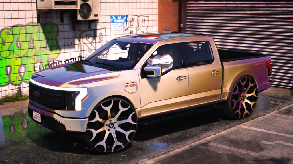 2023 Ford F-150 Lightning on Forgiatos