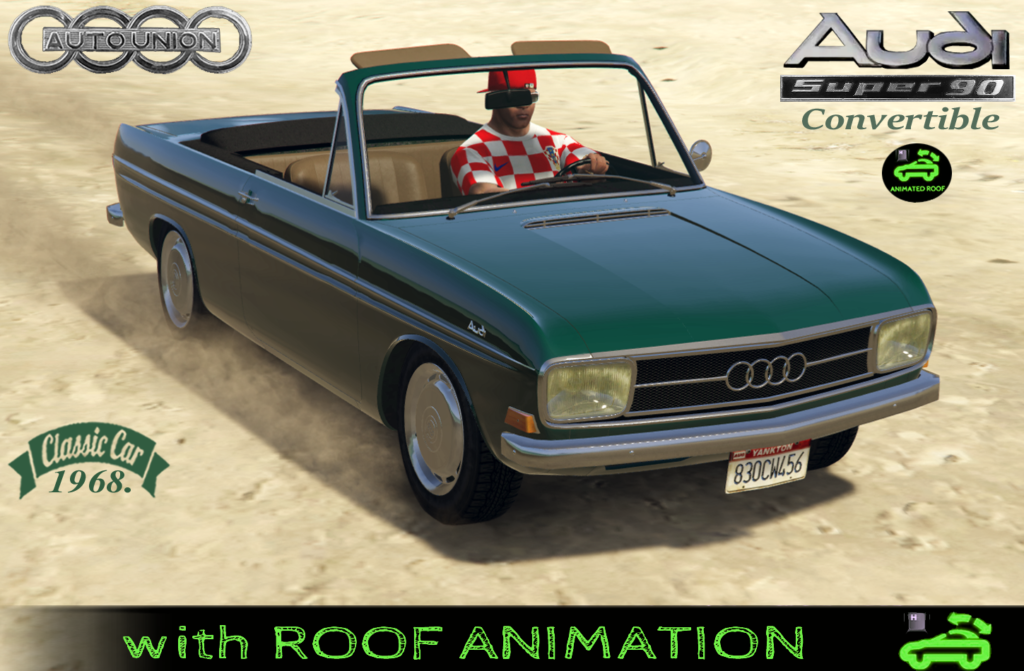 Audi F103 convertible [Add-On | Roof Animation | LODs] V1.0