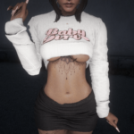 Baby Girl Cropped Tee for MP Female 1.02
