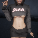 Baby Girl Cropped Tee for MP Female 1.03