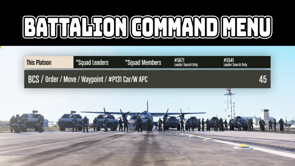 Battalion Command Menu 0.63