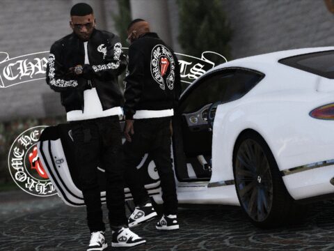 Chrome hearts Satin Jacket For Franklin
