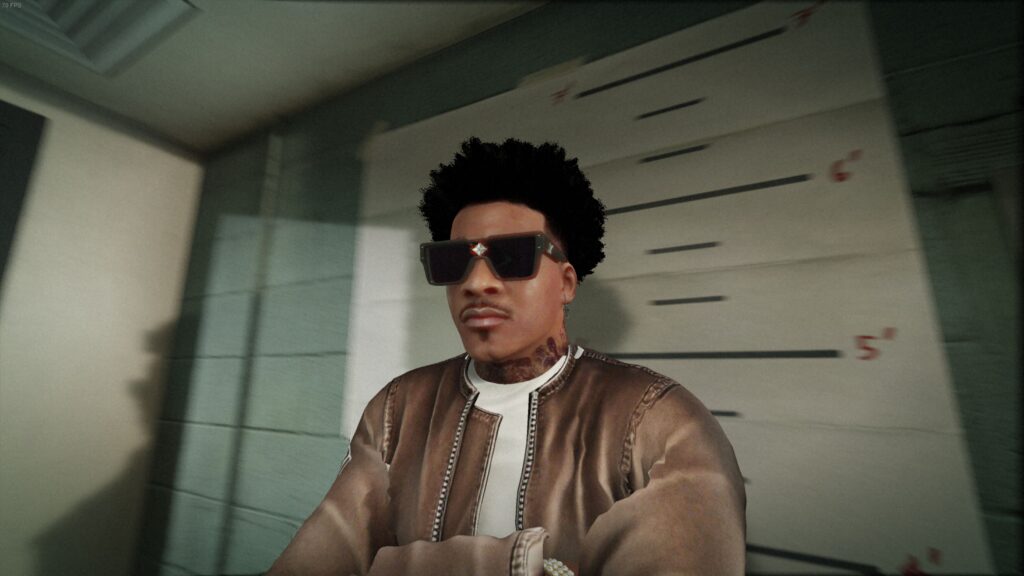 Clean facial hair styles and neck tattos for frank 1.0