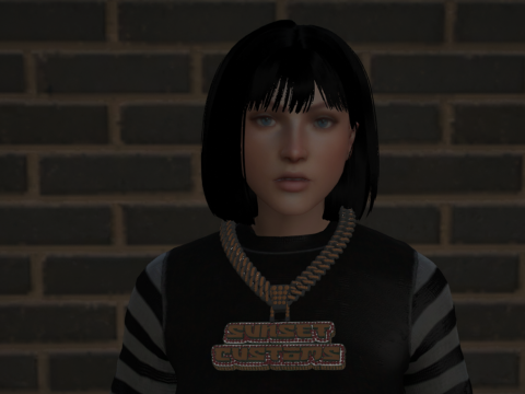 Custom skin & Altered base game head model #2 V1.0