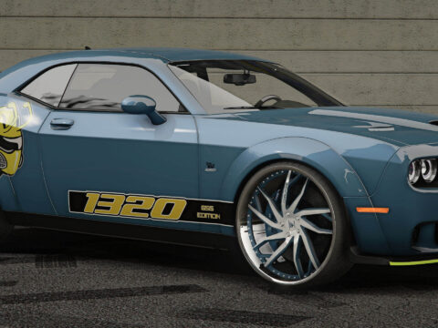 Dodge 1320 Scatpack Challenger SRT Hellcat On Corleone Forged Rims