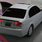 Honda Civic 2001-2004 Cat eye [Add-On | Extras | Tuning] V1.0