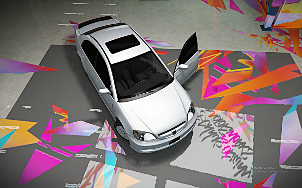 Honda Civic 2001-2004 Cat eye [Add-On | Extras | Tuning] V1.0