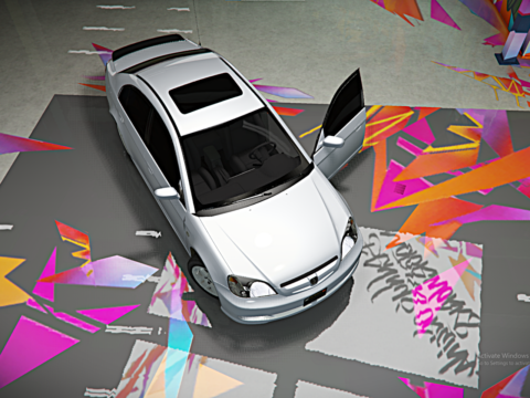 Honda Civic 2001-2004 Cat eye [Add-On | Extras | Tuning] V1.0