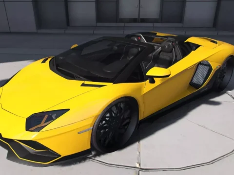 Lamborghini Aventador LP780 Roadster on 24 Front 26 Rear Forgiatos