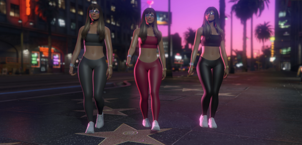 Leather Nightlife Outfit Full Body Mod Mp Female v1
