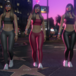 Leather Nightlife Outfit Full Body Mod Mp Female v1