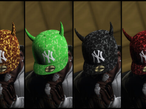 NY Devil Cap Bape Camo 1.0