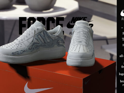 Nike Air Force 1 Low Skeleton For Franklin