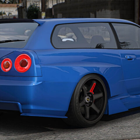 Nissan GTR R34 Shooting Brake – GTA 5 mod