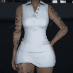 Polo Button Dress for MP Female 1.03