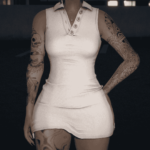 Polo Button Dress for MP Female 1.04