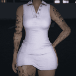 Polo Button Dress for MP Female 1.05
