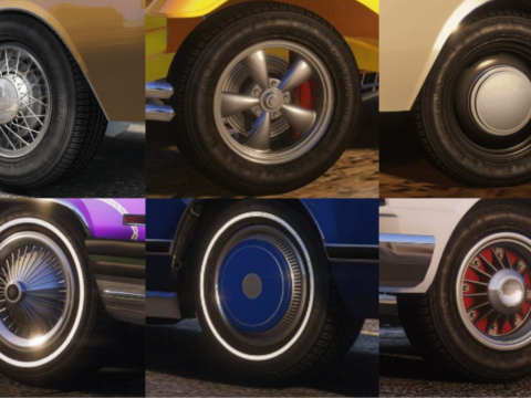 John Doe's Retro Wheel Pack [ Add-On | Lore-Friendly | LODs ] 1.0