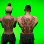 Tattoo - Angel Wings for MP Male / Female 2024 Tattoo - Angel Wings for MP Male / Female 2024