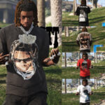Travis scott Loose shirt Pack For Franklin V1.0 Travis scott Loose shirt Pack For Franklin 1.0