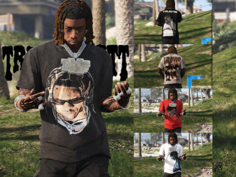 Travis scott Loose shirt Pack For Franklin 1.0