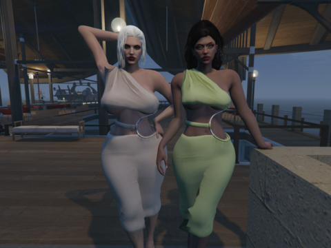 X-Tra Long Dress (SLIM & STV2) 1.0