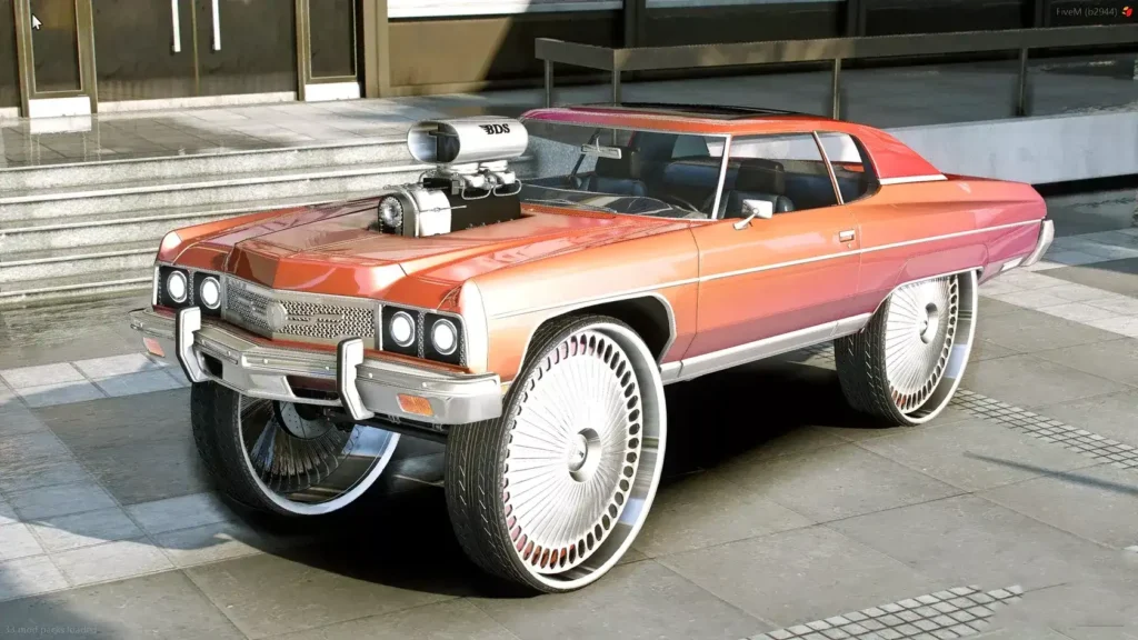 1973 Chevrolet Caprice Juicy Fruit On 32s Dubs