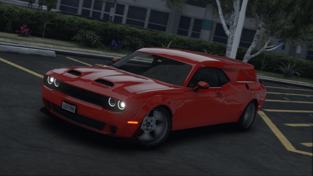 2018 Dodge Challenger SRT Hearse [Add-On | Plates | Extras | Livery | Template] V1.0