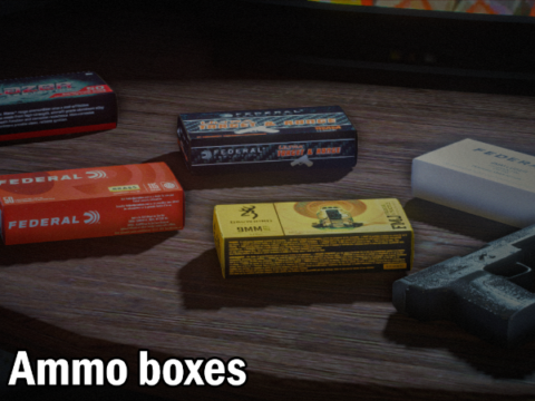 9mm Firearm Ammunition Boxes 1.0