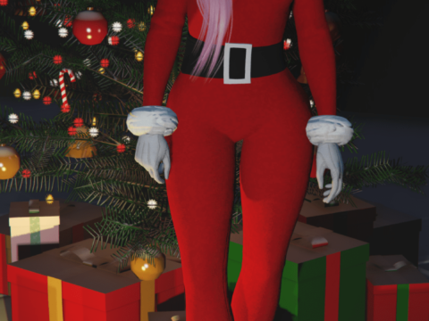 A festive Christmas jumpsuit inspired by Mariah Carey 1.0