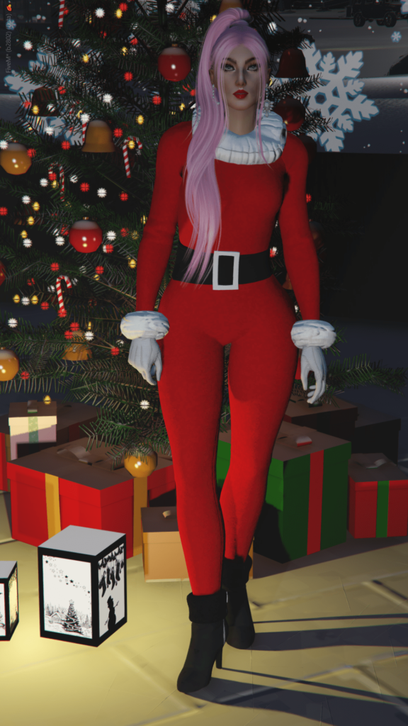A festive Christmas jumpsuit inspired by Mariah Carey 1.0