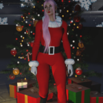 A festive Christmas jumpsuit inspired by Mariah Carey 1.02