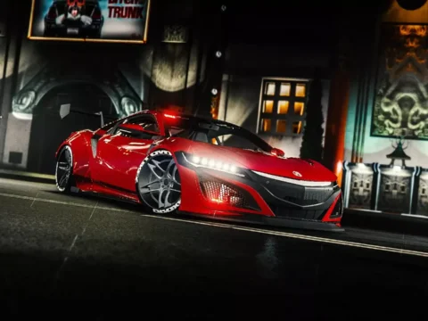 Acura NSX Liberty Walk Unmarked